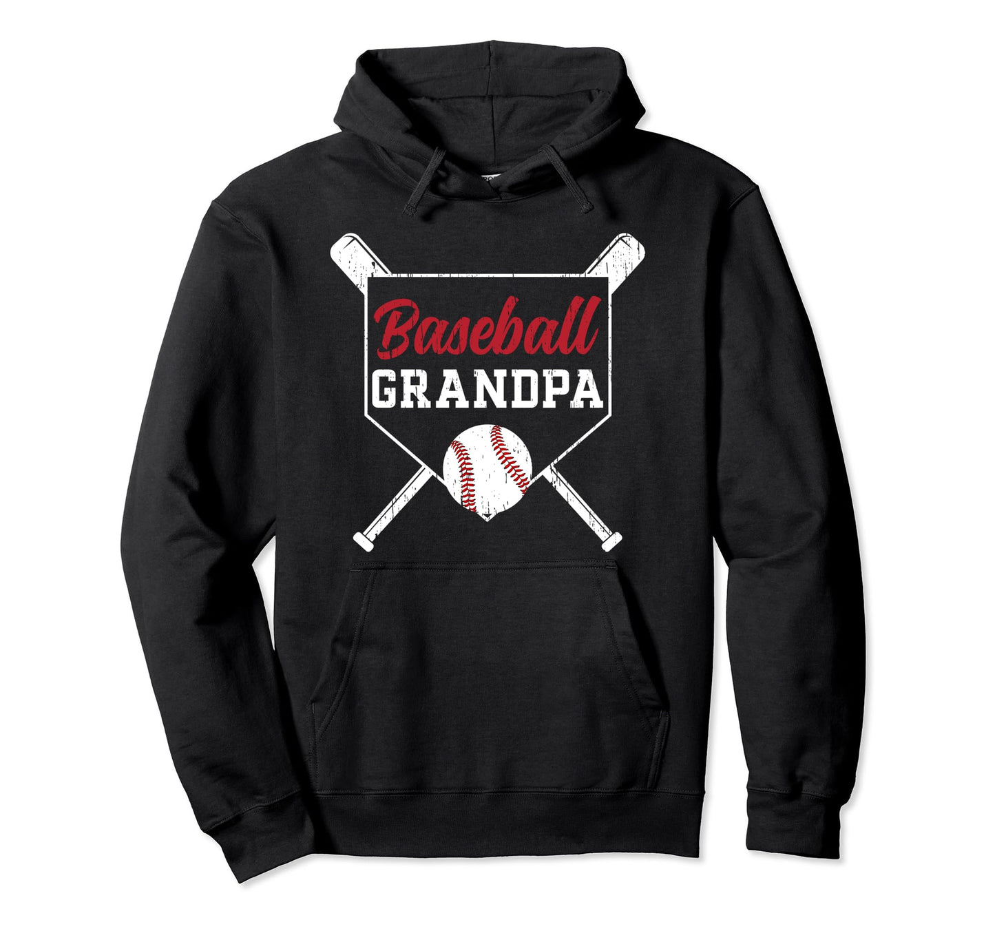 Baseball Grandpa Baseball Player Grandfather Hoodie - Trendy Graphic Unisex - T-Shirt, Sweatshirt, Hoodie