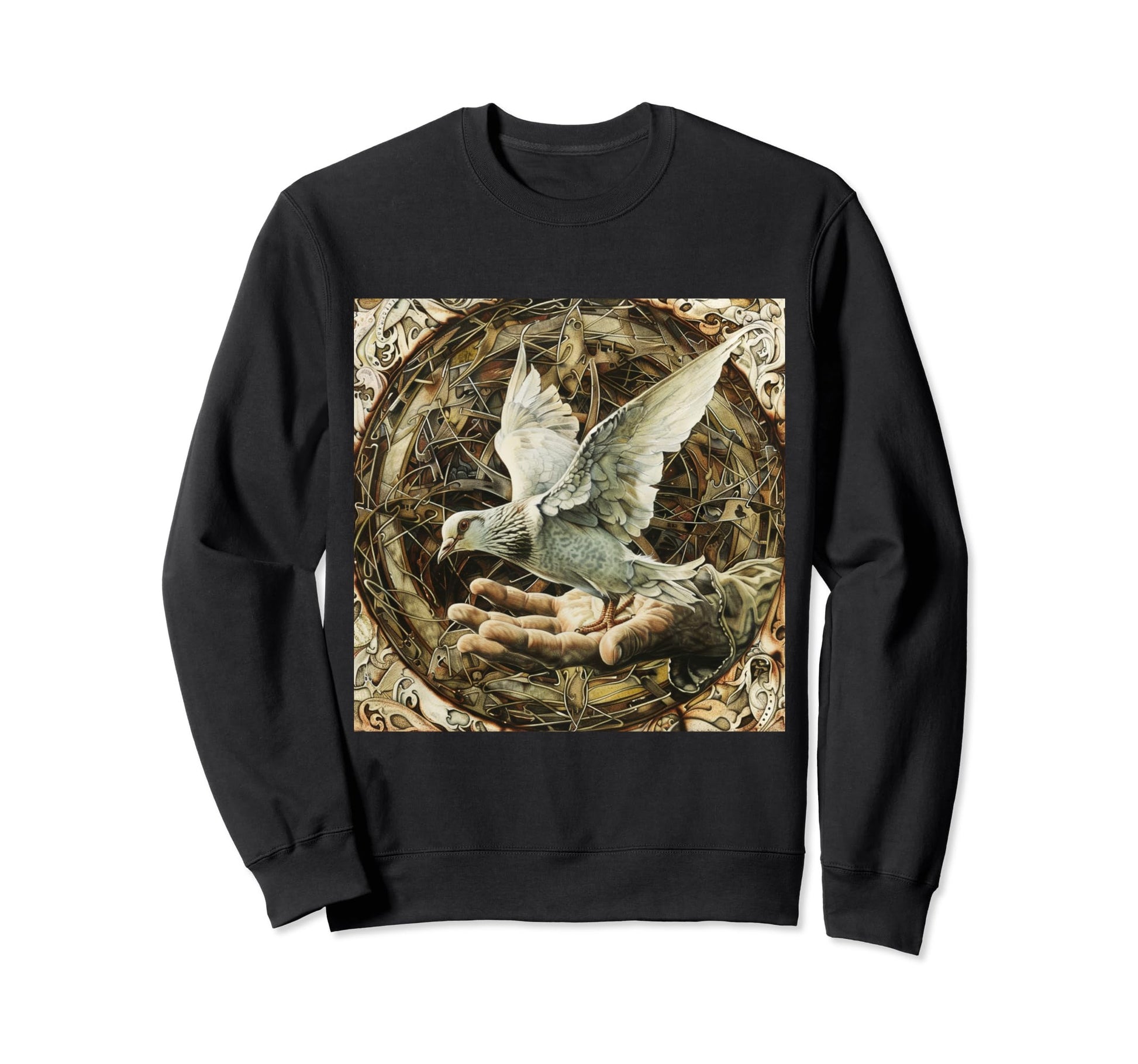 Peace Dove Peace Symbol Love Dove Sweatshirt - Streetwear Style Unisex - T-Shirt, Sweatshirt, Hoodie