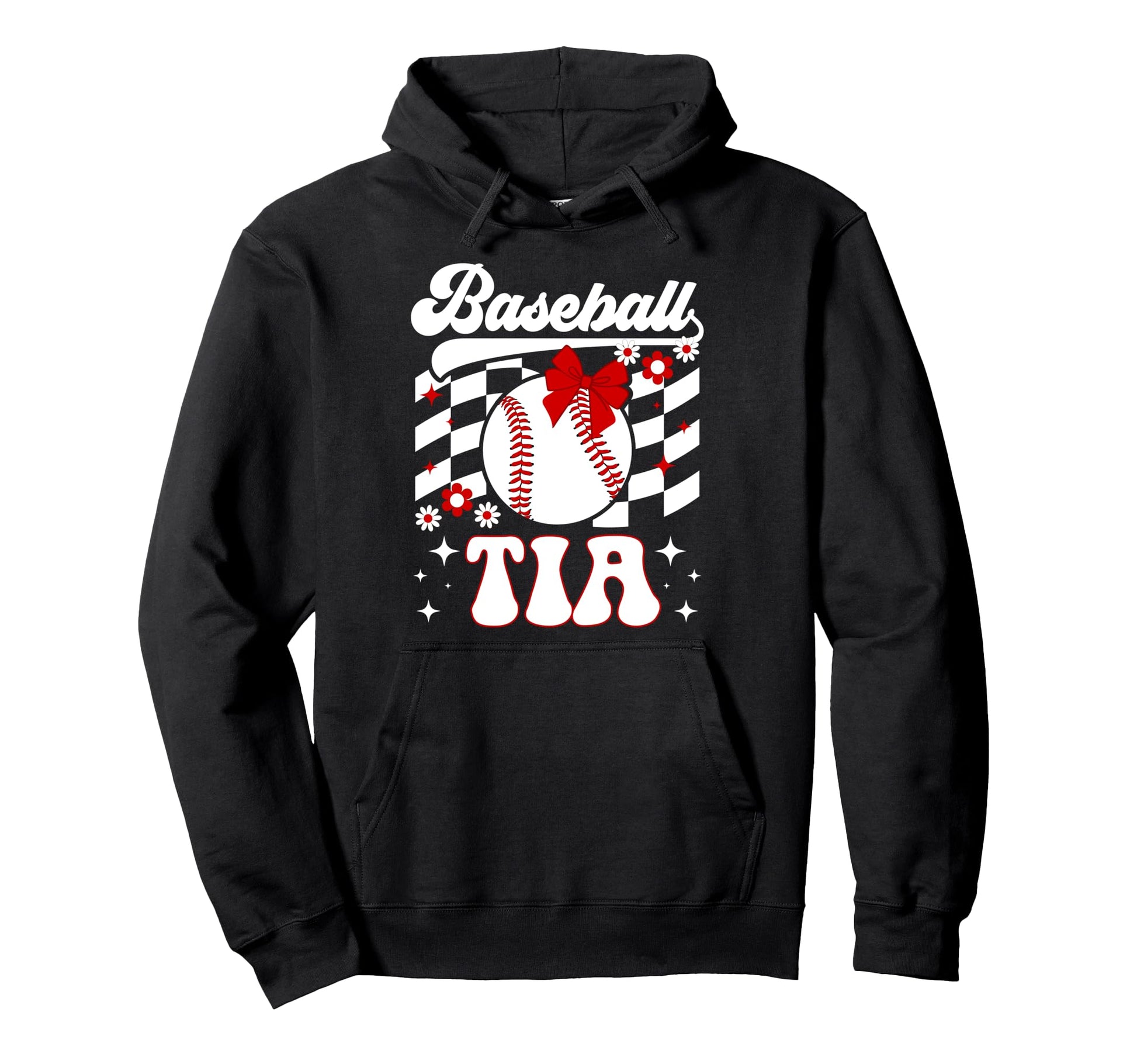 Baseball Tia Groovy Tia Baseball Player Hoodie - Trendy Graphic Men Women - T-Shirt, Sweatshirt, Hoodie