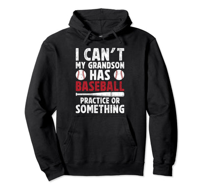 My Grandson Has Baseball Grandpa Hoodie - Minimalist Print Men Women - T-Shirt, Sweatshirt, Hoodie