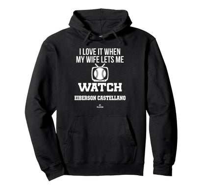 My Wife Lets Me Watch Eiberson Hoodie - Custom Art Print Men Women - T-Shirt, Sweatshirt, Hoodie