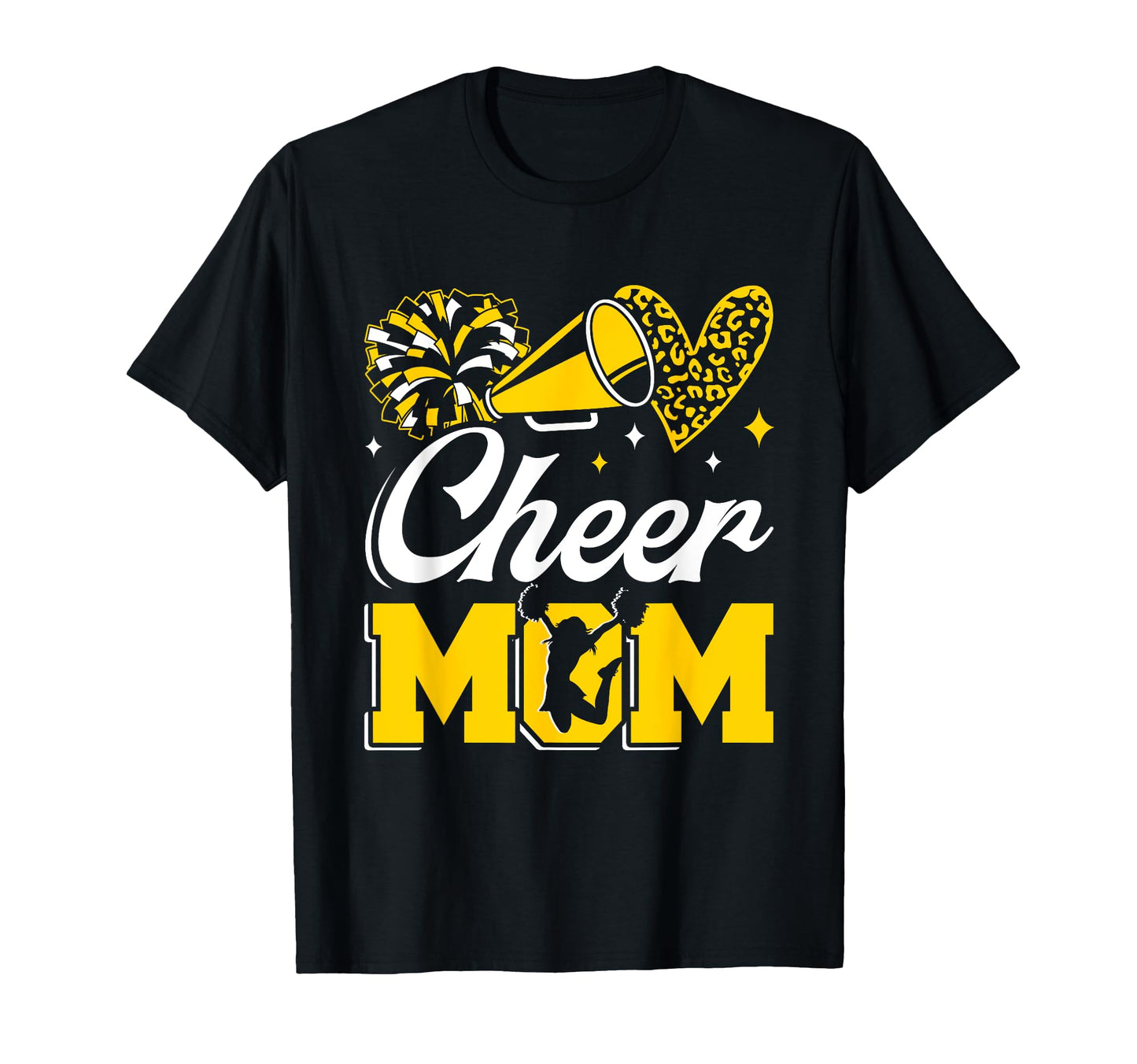 Cheer Mom Biggest Fan Cheerleader T-Shirt - Casual Everyday Wear Men Women - T-Shirt, Sweatshirt, Hoodie