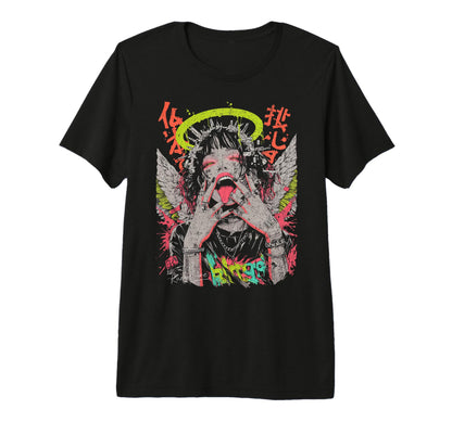 Japanese Streetwear Cyberpunk Y2K T-Shirt - Graphic Print for Adults - T-Shirt, Sweatshirt, Hoodie