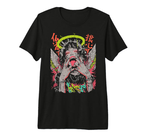 Japanese Streetwear Cyberpunk Y2K T-Shirt - Graphic Print for Adults - T-Shirt, Sweatshirt, Hoodie