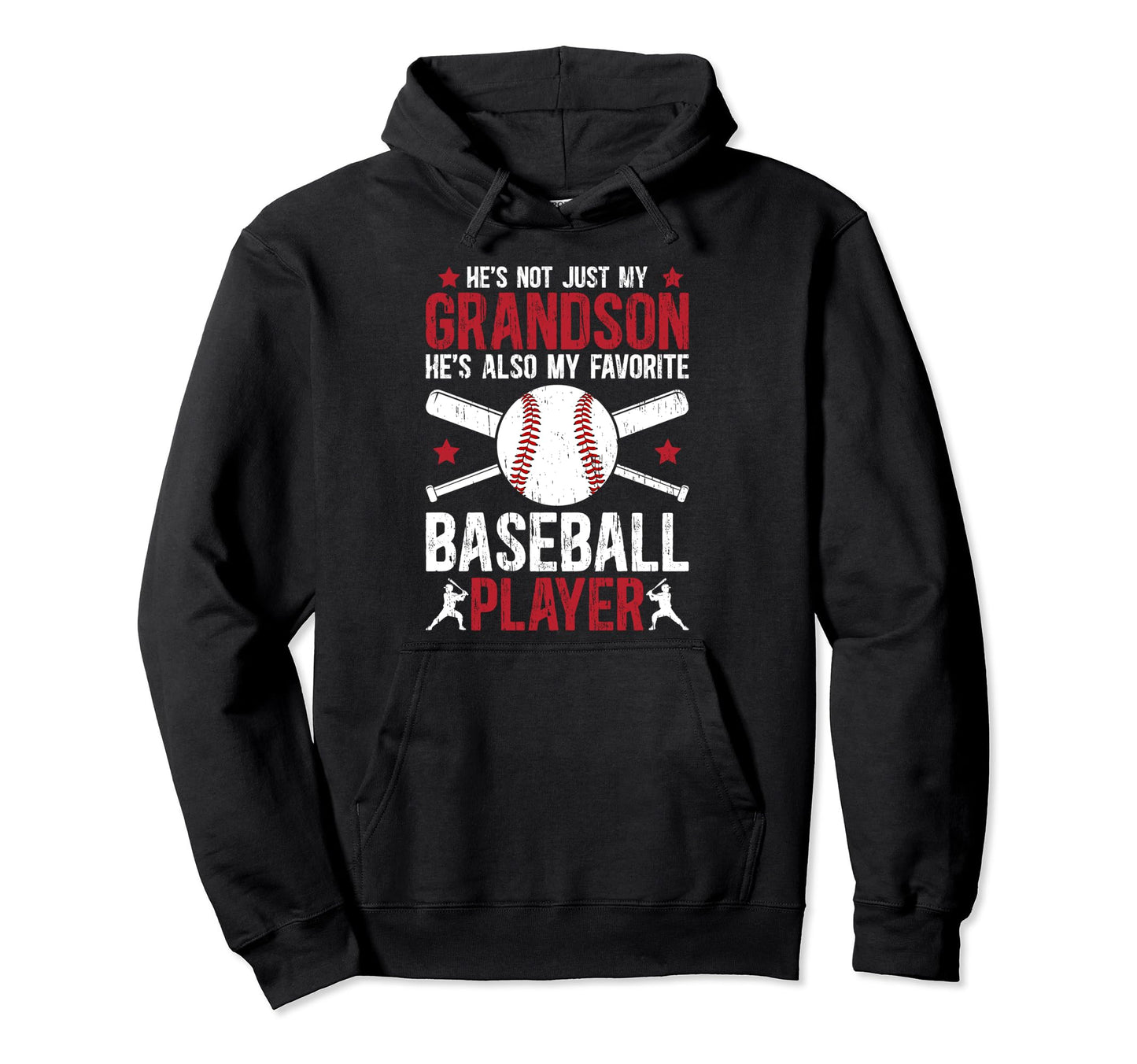 My Favorite Baseball Player Grandpa Hoodie - Casual Everyday Wear Unisex - T-Shirt, Sweatshirt, Hoodie