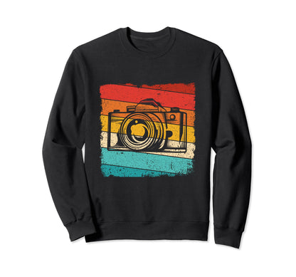 Camera Photography Lover Photographer Sweatshirt - Streetwear Style Unisex - T-Shirt, Sweatshirt, Hoodie
