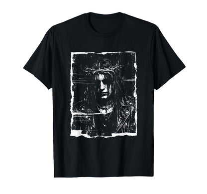 Gothic Messiah Crown Thorns Rocker T-Shirt - Casual Everyday Wear Men Women - T-Shirt, Sweatshirt, Hoodie