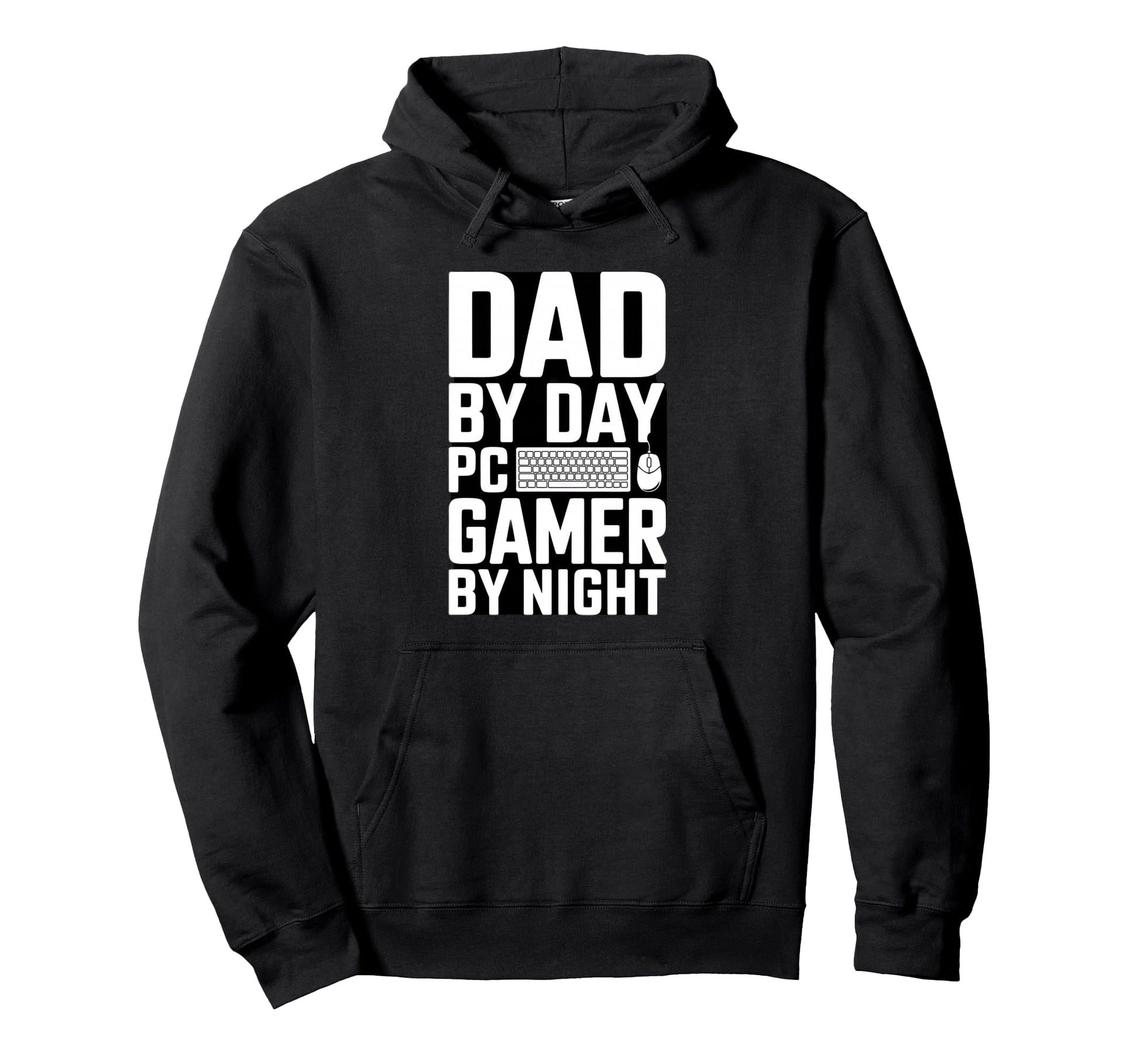 Dad Day Gamer Night Pc Gaming Hoodie - Custom Art Print for Adults - T-Shirt, Sweatshirt, Hoodie