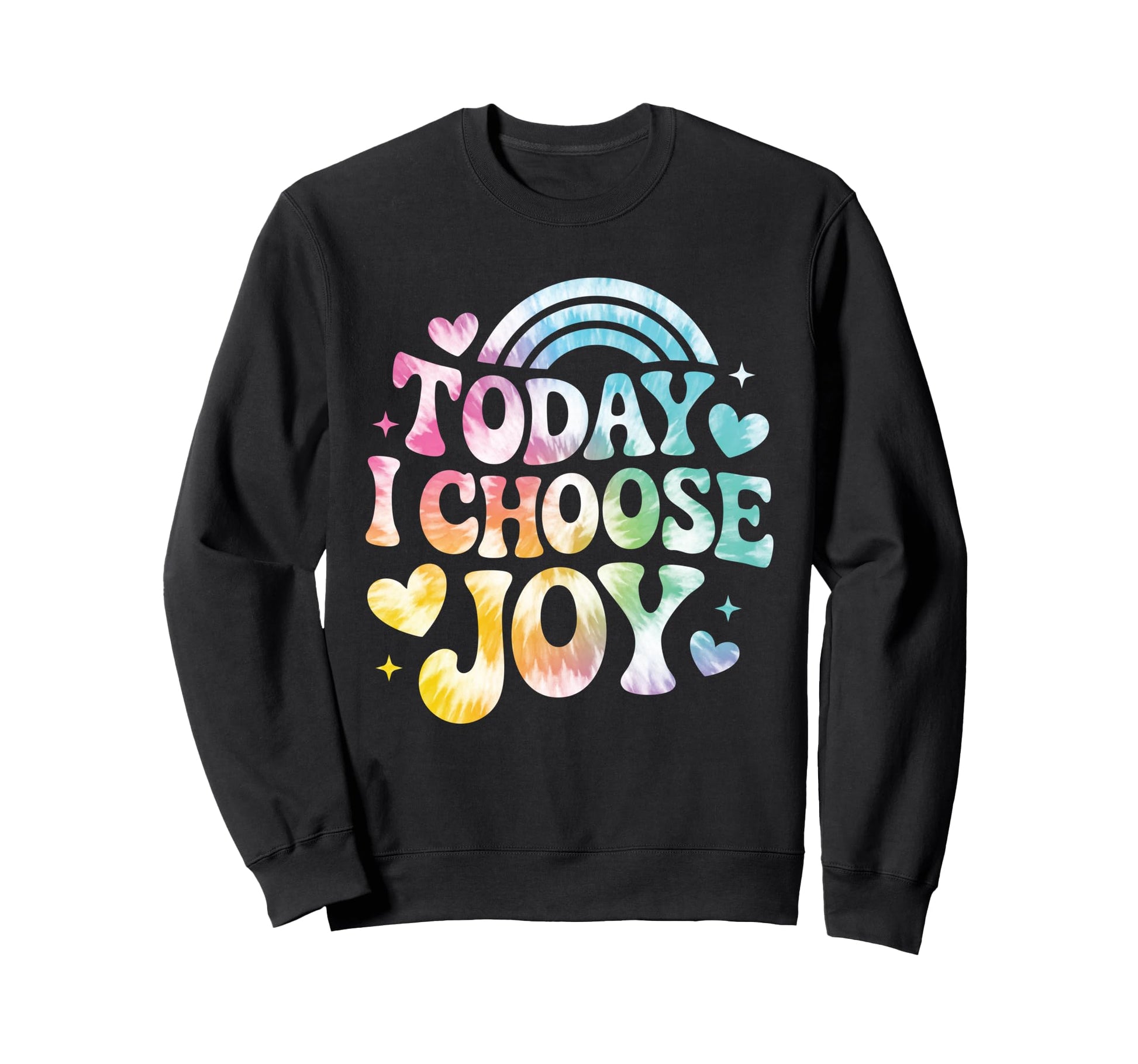 Today I Choose Joy Positive Groovy Sweatshirt - Trendy Graphic Men Women - T-Shirt, Sweatshirt, Hoodie