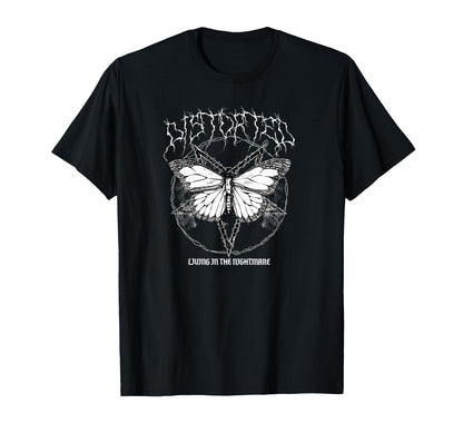 Butterfly Edgy Y2K Grunge Aesthetic T-Shirt - Custom Art Print Men Women - T-Shirt, Sweatshirt, Hoodie