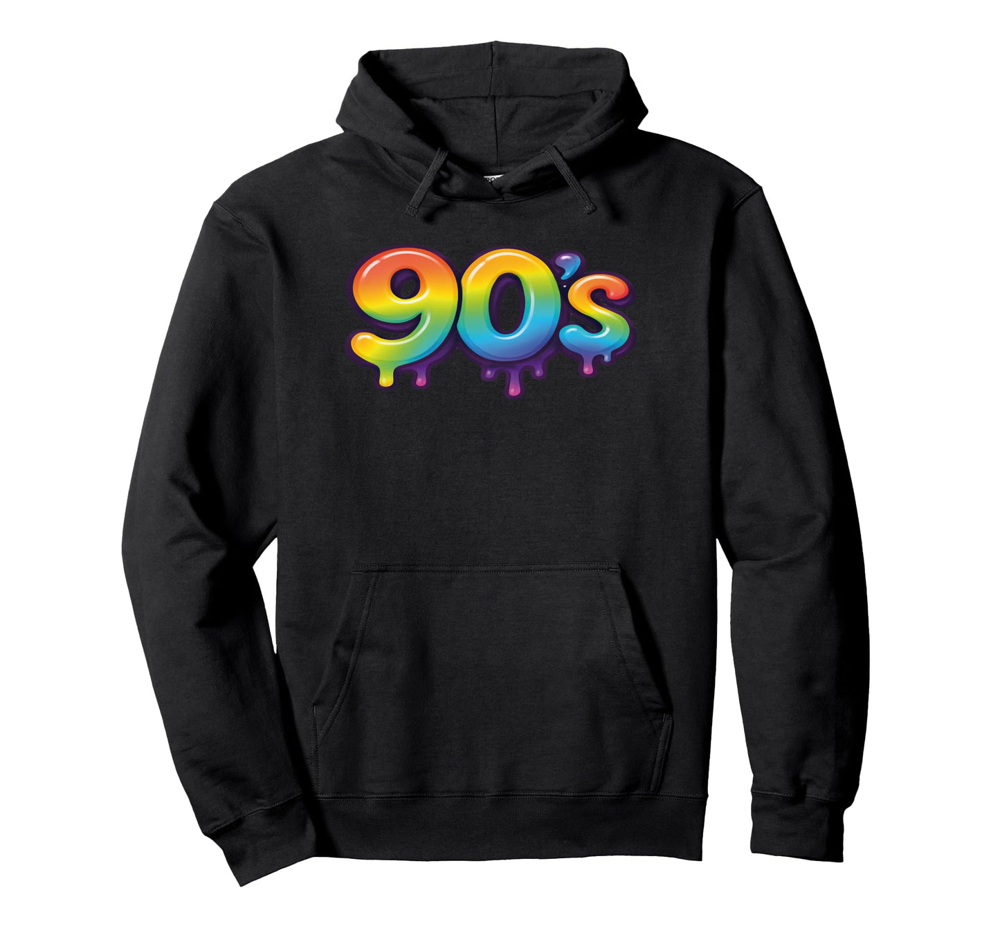 90S Pop Art Rainbow Lips Nostalgia Hoodie - Minimalist Print Men Women - T-Shirt, Sweatshirt, Hoodie