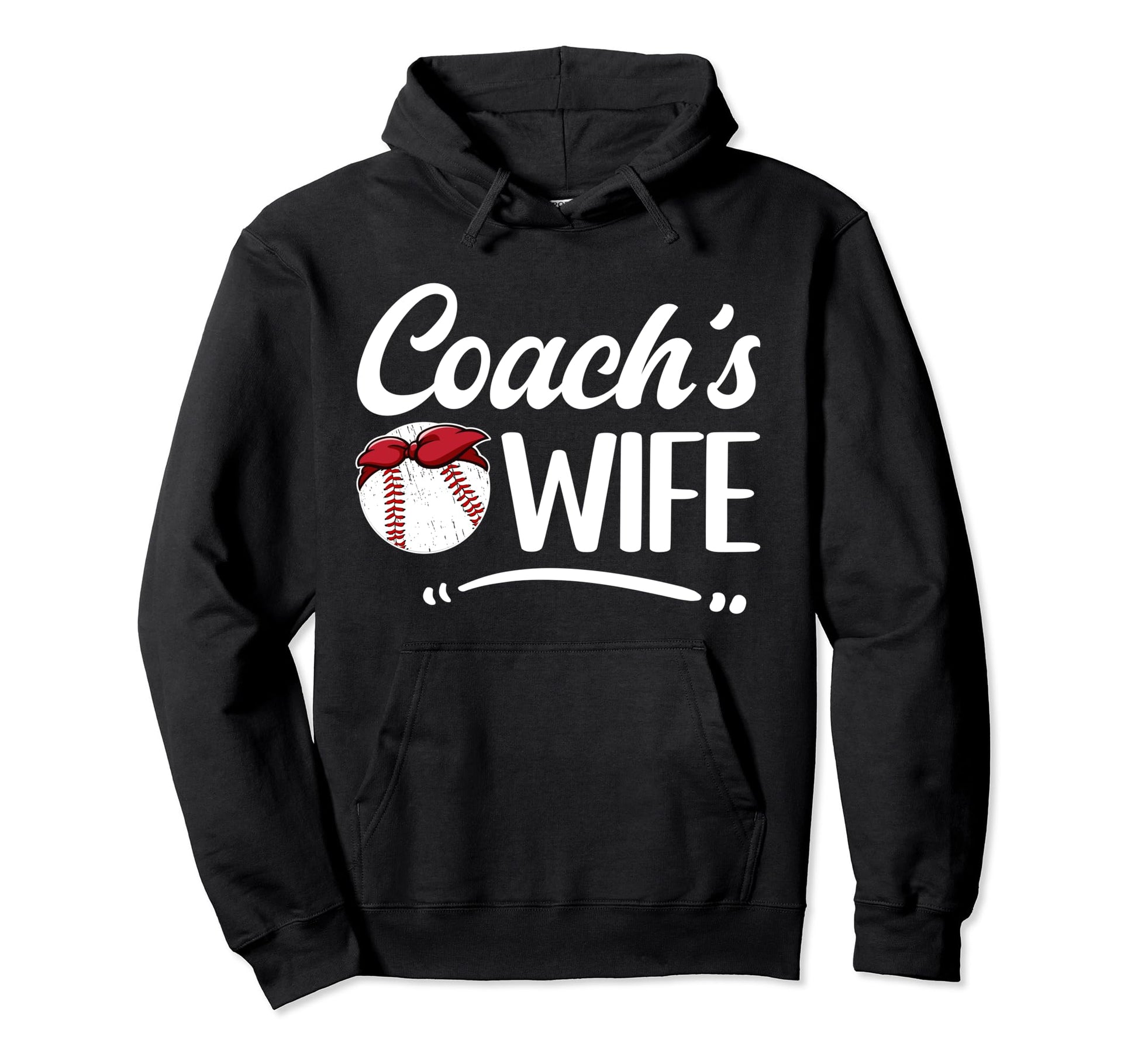 Baseball Coachs Wife Baseball Coach Wife Hoodie - Unique Graphic for Adults - T-Shirt, Sweatshirt, Hoodie