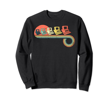 Computer Sunset Rainbow Sweatshirt - Novelty Apparel Unisex - T-Shirt, Sweatshirt, Hoodie