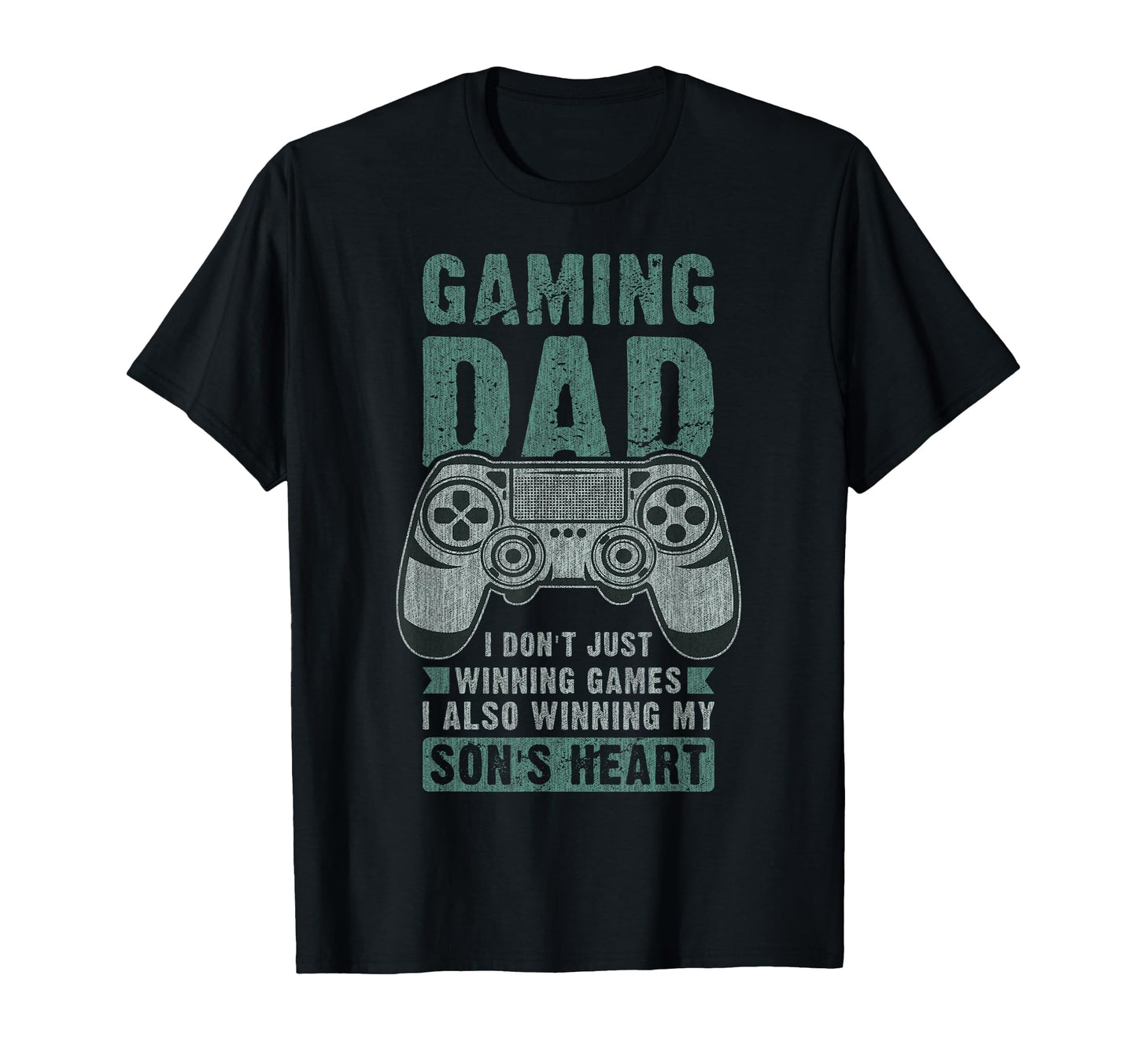 Gaming Dad Father Son Fathers Day T-Shirt - Minimalist Print Men Women - T-Shirt, Sweatshirt, Hoodie