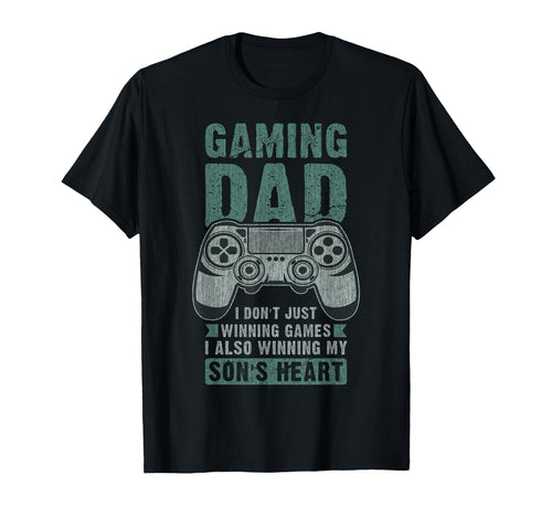 Gaming Dad Father Son Fathers Day T-Shirt - Minimalist Print Men Women - T-Shirt, Sweatshirt, Hoodie