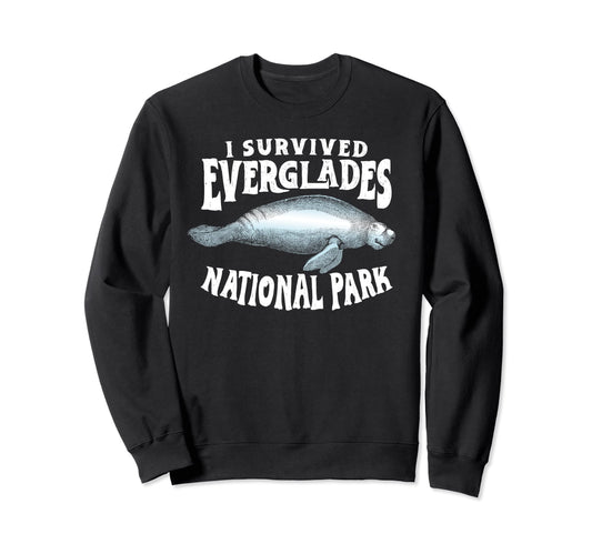 I Survived Everglades National Park Sweatshirt - Minimalist Print Unisex - T-Shirt, Sweatshirt, Hoodie