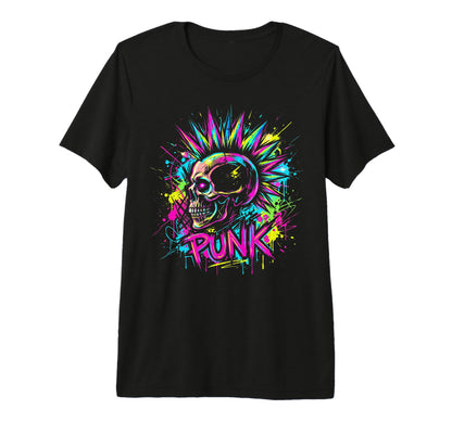 Punk Skull Rock Music Lover T-Shirt - Casual Everyday Wear for Adults - T-Shirt, Sweatshirt, Hoodie