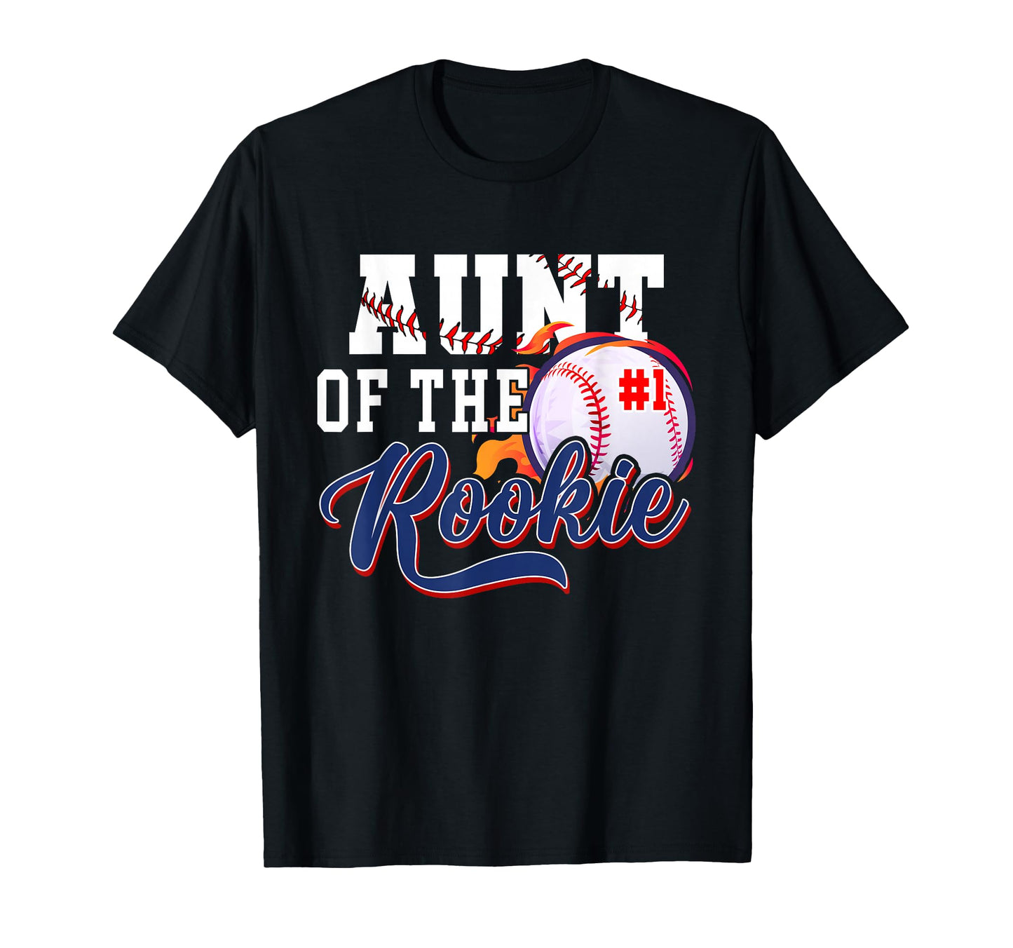 Aunt Rookie Year 1St Birthday Baseball T-Shirt - Aesthetic Graphic Unisex - T-Shirt, Sweatshirt, Hoodie