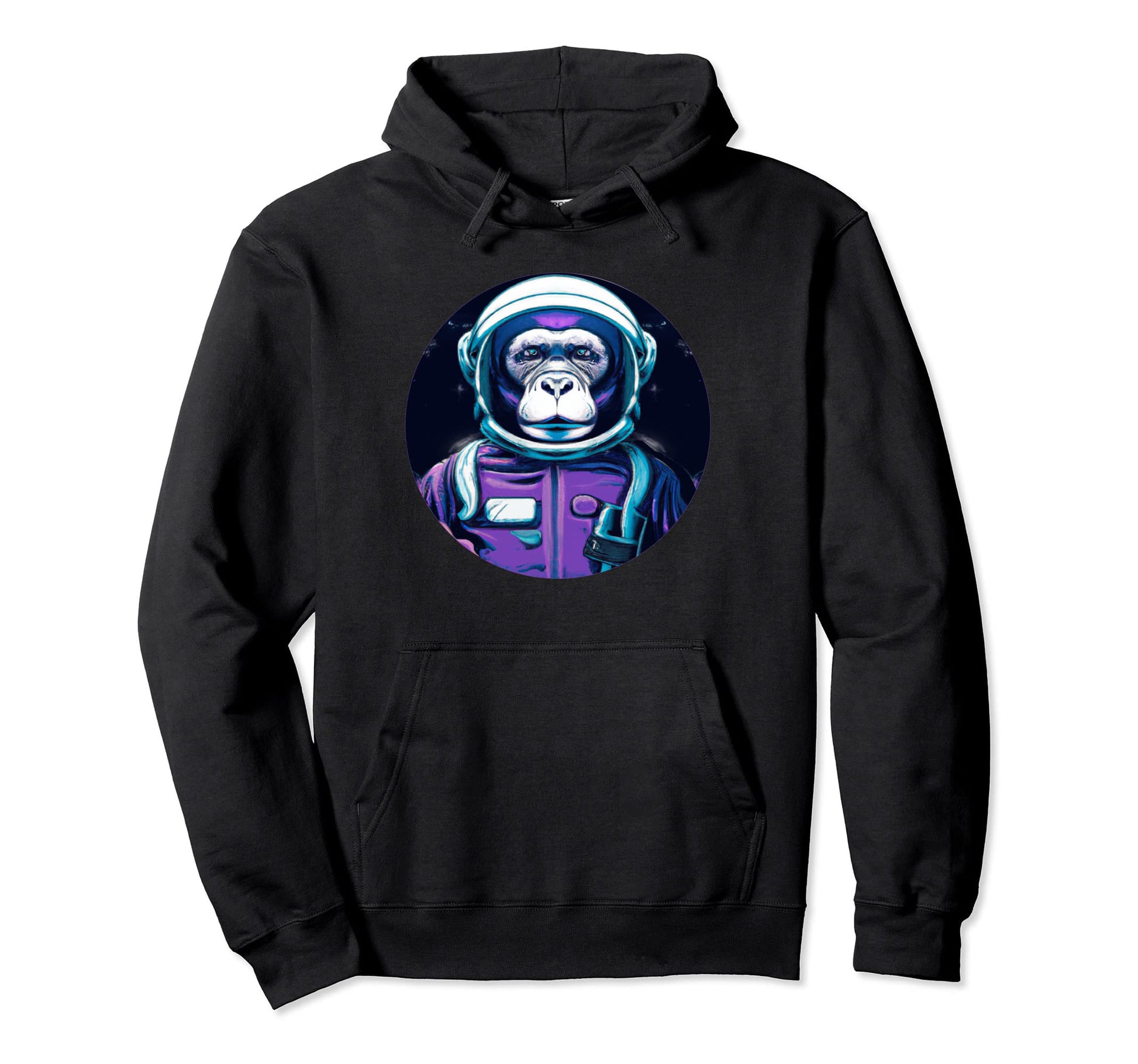 Space Vaporwave Aesthetic Synthwave Hoodie - Fun Novelty Design for Adults - T-Shirt, Sweatshirt, Hoodie