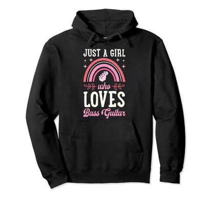Just Who Loves Bass Guitar Bohemian Hoodie - Streetwear Style Unisex - T-Shirt, Sweatshirt, Hoodie
