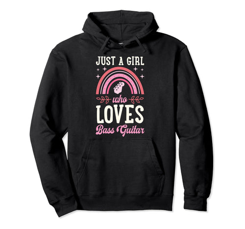 Just Who Loves Bass Guitar Bohemian Hoodie - Streetwear Style Unisex - T-Shirt, Sweatshirt, Hoodie