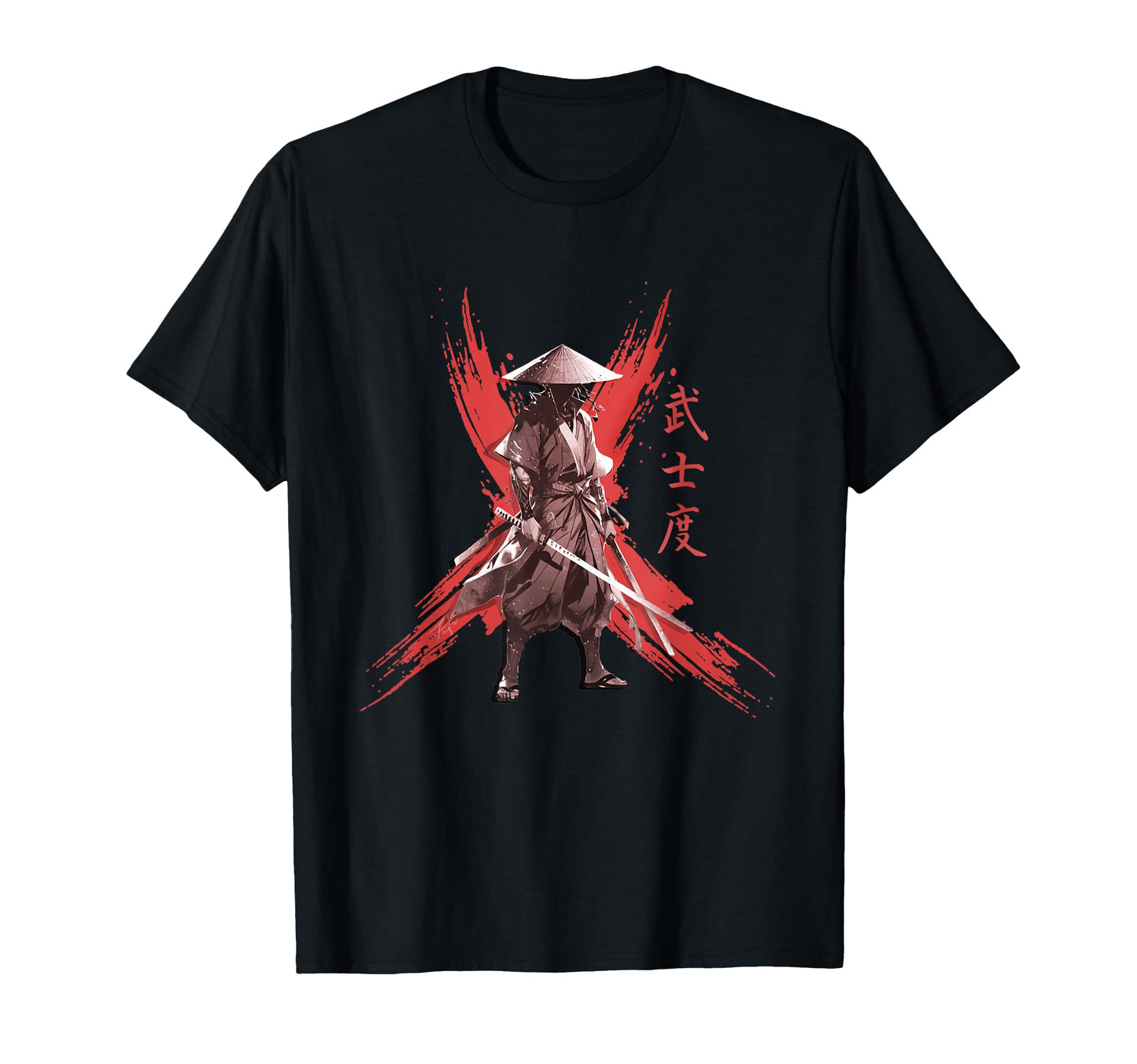 Bushido Sword Japanese Samurai Vaporwave T-Shirt - Graphic Print Men Women - T-Shirt, Sweatshirt, Hoodie