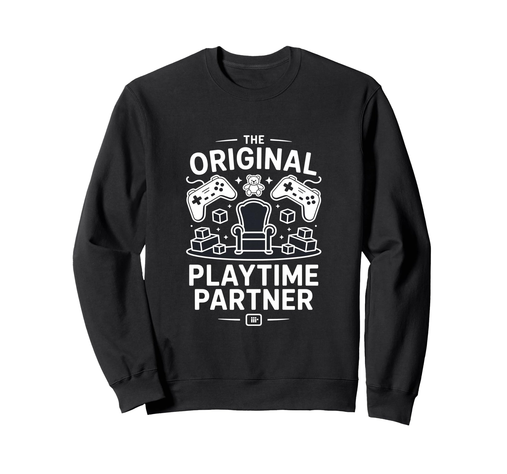 Original Playtime Partner Gaming Sweatshirt - Aesthetic Graphic Unisex - T-Shirt, Sweatshirt, Hoodie