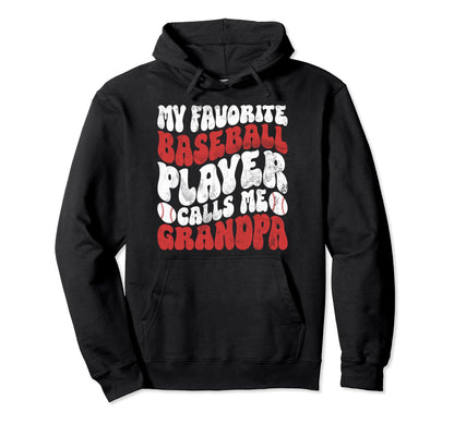 My Favorite Baseball Player Calls Me Hoodie - Minimalist Print Unisex - T-Shirt, Sweatshirt, Hoodie