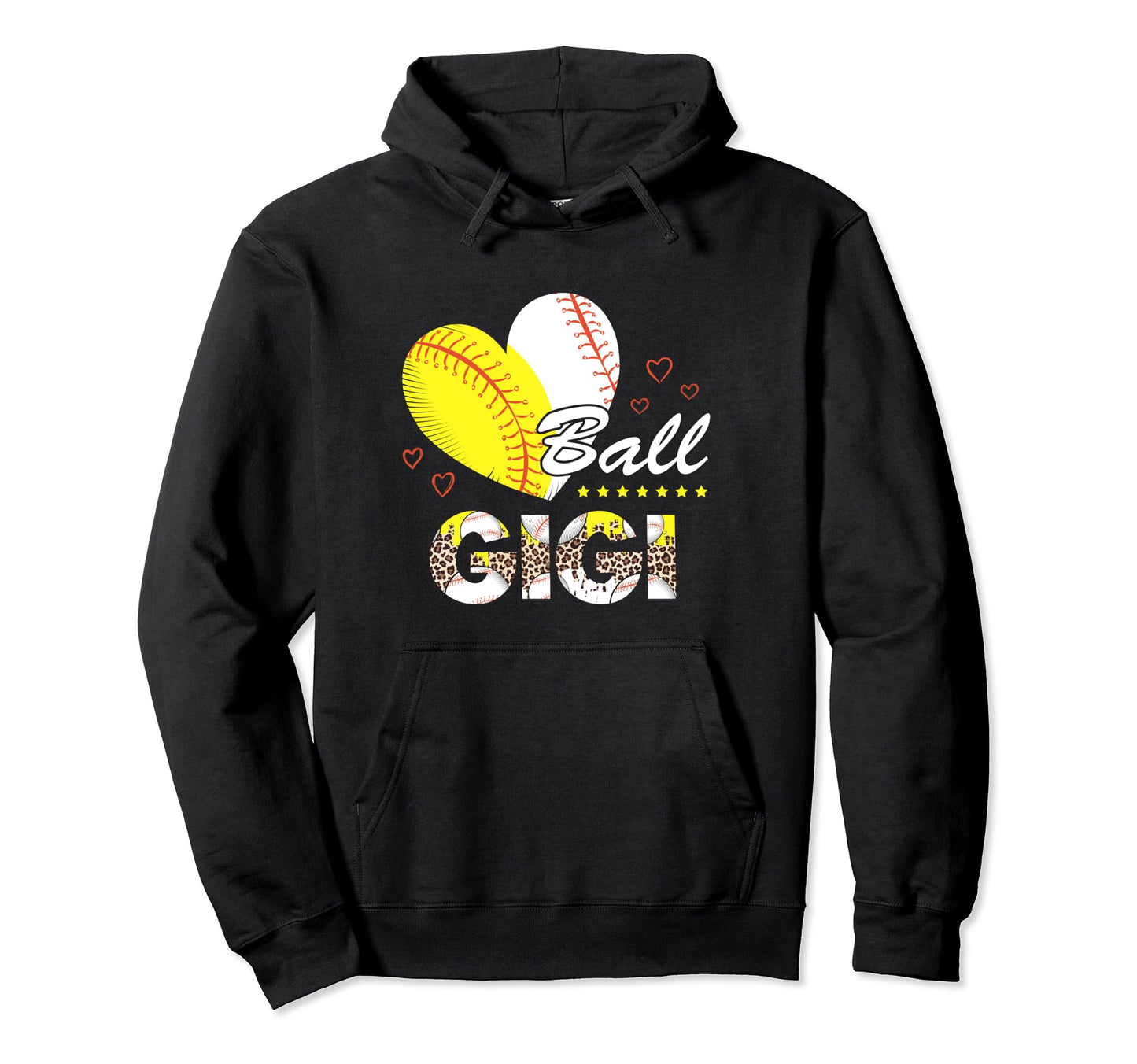 Gigi Both Baseball Softball Mothers Day Hoodie - Trendy Graphic for Adults - T-Shirt, Sweatshirt, Hoodie
