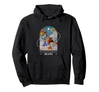 Heaven Angels Aesthetic Edgy Streetwear Hoodie - Graphic Print Unisex - T-Shirt, Sweatshirt, Hoodie