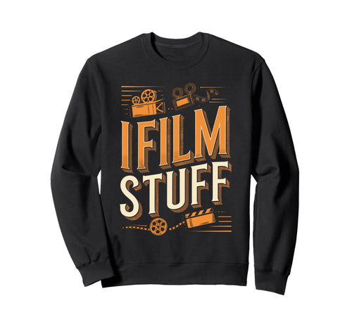 I Film Stuff Camera Sweatshirt - Aesthetic Graphic Men Women - T-Shirt, Sweatshirt, Hoodie