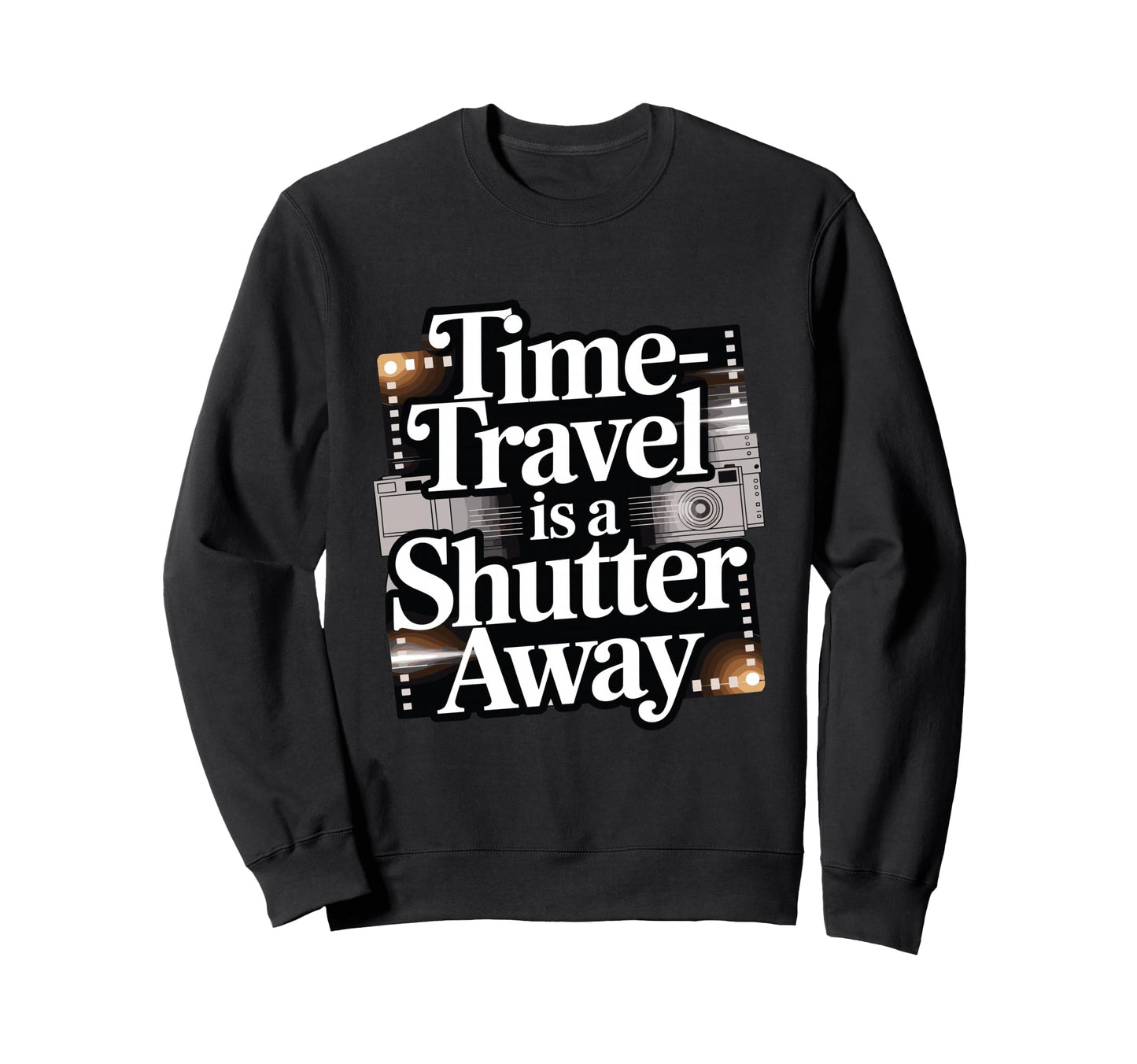Charm Imperfection Camera Film Sweatshirt - Casual Everyday Wear Unisex - T-Shirt, Sweatshirt, Hoodie