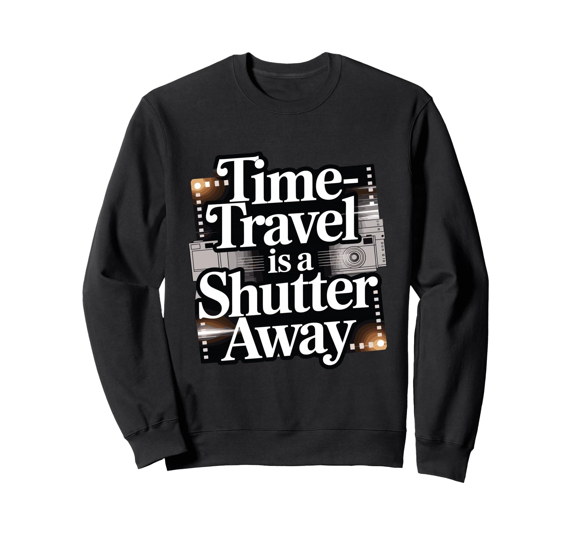 Charm Imperfection Camera Film Sweatshirt - Casual Everyday Wear Unisex - T-Shirt, Sweatshirt, Hoodie