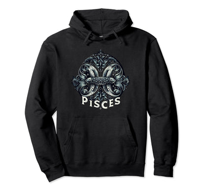 Rainbow Pisces Fish Fantasy Art Hoodie - Trendy Graphic for Adults - T-Shirt, Sweatshirt, Hoodie