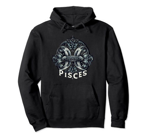 Rainbow Pisces Fish Fantasy Art Hoodie - Trendy Graphic for Adults - T-Shirt, Sweatshirt, Hoodie