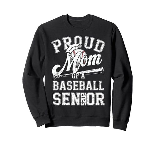 Proud Mom 2025 Senior Baseball Sweatshirt - Aesthetic Graphic for Adults - T-Shirt, Sweatshirt, Hoodie