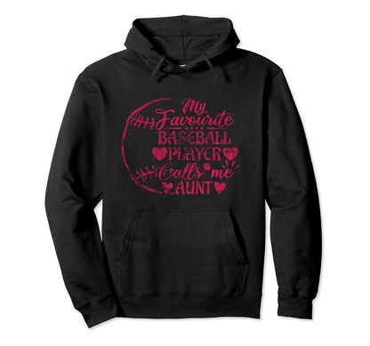 My Favorite Baseball Player Calls Me Hoodie - Unique Graphic for Adults - T-Shirt, Sweatshirt, Hoodie