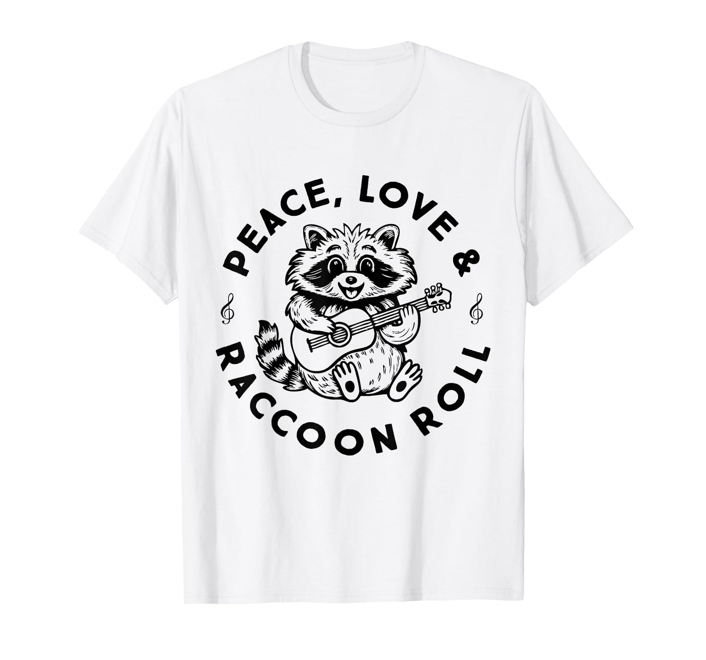 Raccoon Rock And Roll Music Raccoon T-Shirt - Fun Novelty Design Unisex - T-Shirt, Sweatshirt, Hoodie