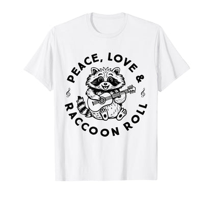 Raccoon Rock And Roll Music Raccoon T-Shirt - Fun Novelty Design Unisex - T-Shirt, Sweatshirt, Hoodie