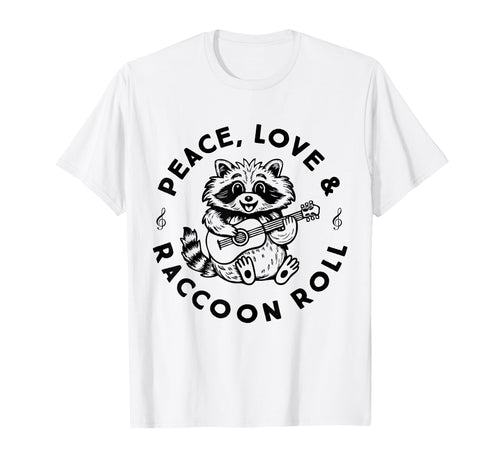 Raccoon Rock And Roll Music Raccoon T-Shirt - Fun Novelty Design Unisex - T-Shirt, Sweatshirt, Hoodie