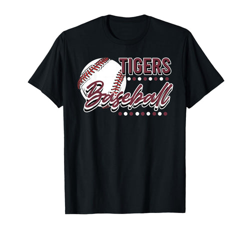 Tigers Baseball Mom Game Day School T-Shirt - Fun Novelty Design Men Women - T-Shirt, Sweatshirt, Hoodie