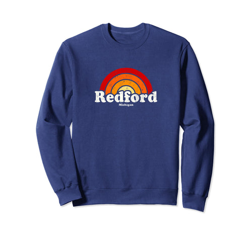 Redford Michigan Mi 70S Rainbow Sweatshirt - Custom Art Print Unisex - T-Shirt, Sweatshirt, Hoodie