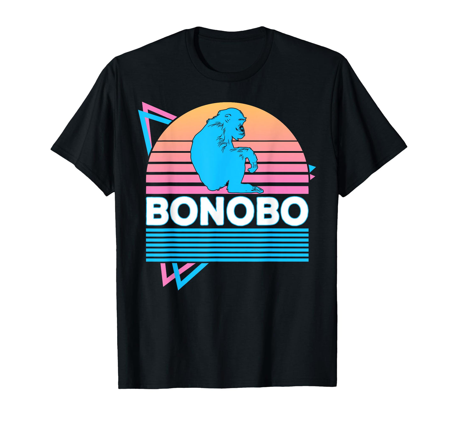 Bonobo Vaporwave Aesthetic T-Shirt - Graphic Print Unisex - T-Shirt, Sweatshirt, Hoodie