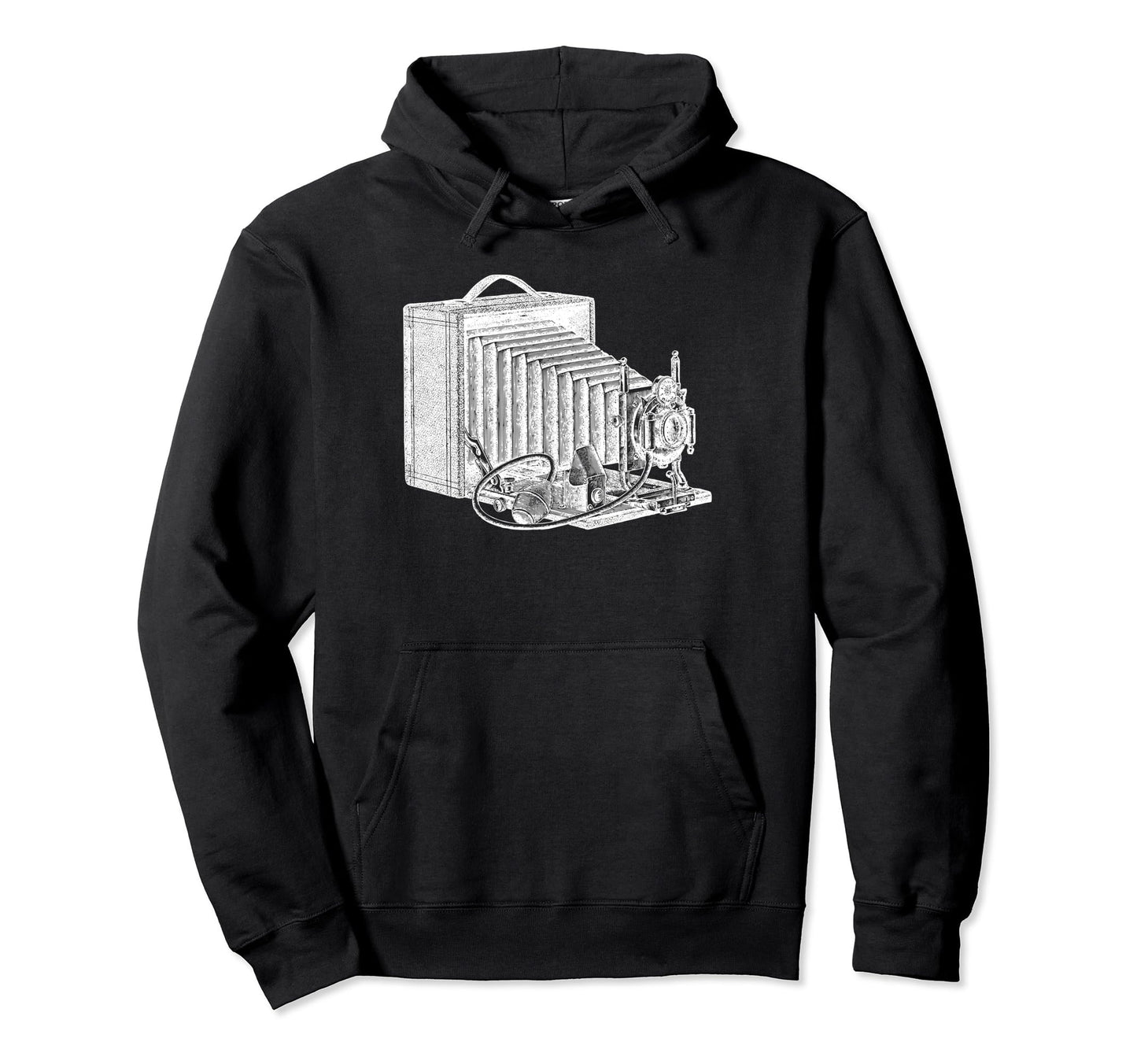 Old Time Camera Turn Century Flash Hoodie - Aesthetic Graphic for Adults - T-Shirt, Sweatshirt, Hoodie