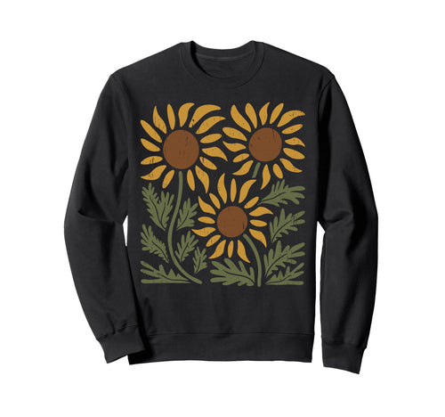 Boho Sunflowers Floral Wildflower Sweatshirt - Graphic Print Men Women - T-Shirt, Sweatshirt, Hoodie