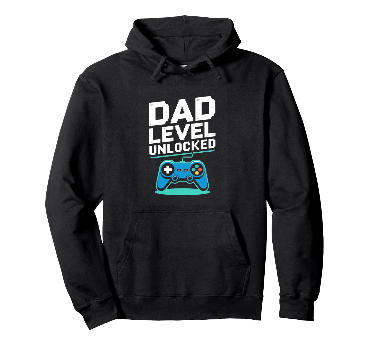 Dad Level Unlocked Gamer Father Video Hoodie - Aesthetic Graphic Unisex - T-Shirt, Sweatshirt, Hoodie