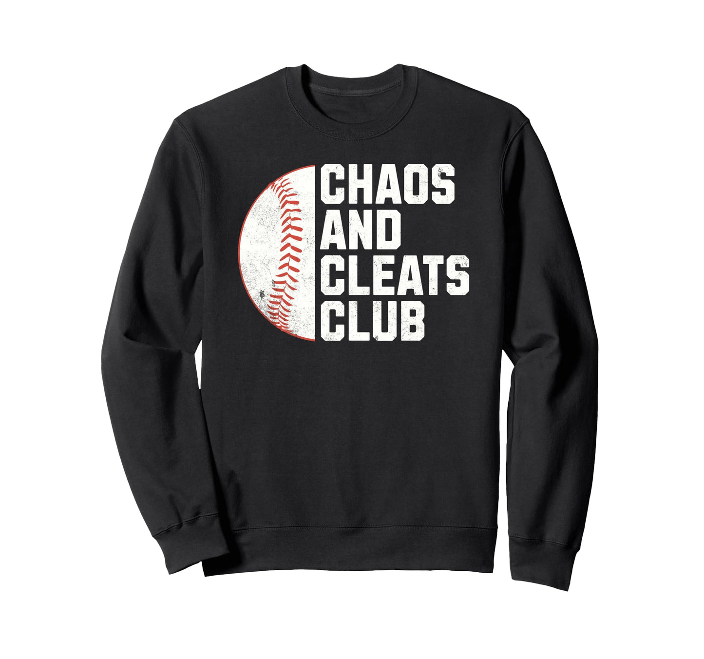 Funny Baseball Mom Chaos And Cleats Sweatshirt - Custom Art Print Unisex - T-Shirt, Sweatshirt, Hoodie