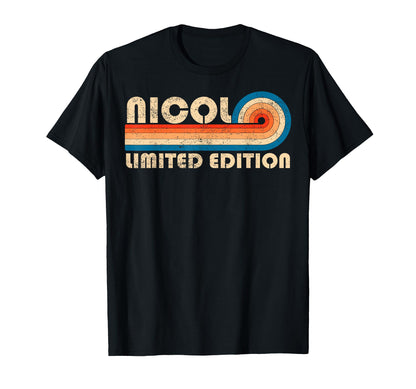 Nicol 70S 80S Sunset Stripe T-Shirt - Novelty Apparel Men Women - T-Shirt, Sweatshirt, Hoodie