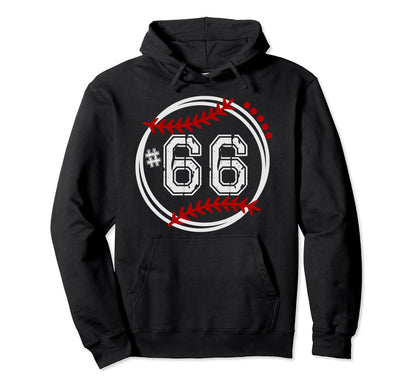 Baseball Jersey 66 Trendy Baseball Hoodie - Custom Art Print for Adults - T-Shirt, Sweatshirt, Hoodie