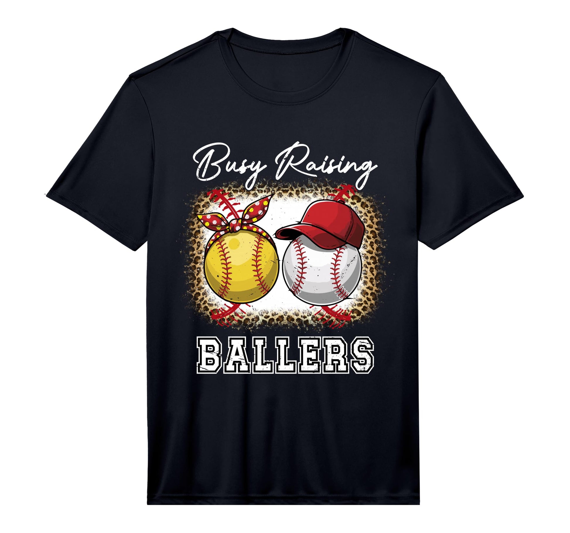 Busy Raising Ballers Baseball T-Shirt - Minimalist Print Men Women - T-Shirt, Sweatshirt, Hoodie